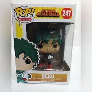 Funko My Hero Academia Deku Figure with Green and Red Accents